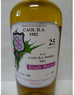 Whisky Caol Ila Single Barrel 1982 25 anni Silver Seal 2