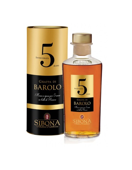 Grappa Riserva Barolo 5 anni  Distilleria Sibona