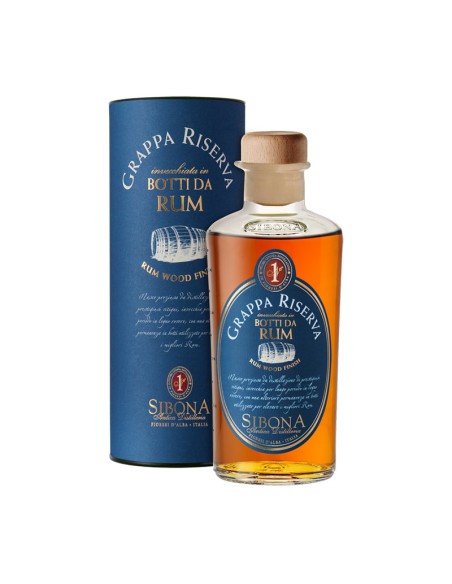 Grappa Riserva  Botti da Rum Distilleria Sibona cl 50