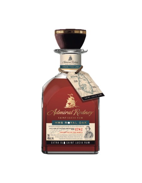 Rum Admiral Rodney HMS Royal Oak Distillerie St. Lucia