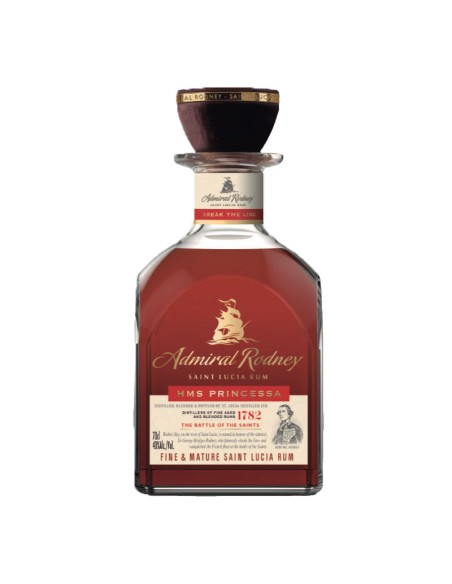 Rum Admiral Rodney HMS Princessa Distillerie St. Lucia
