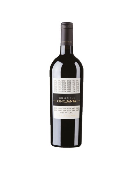 Collezione Cinquanta Vino Rosso d’Italia San Marzano