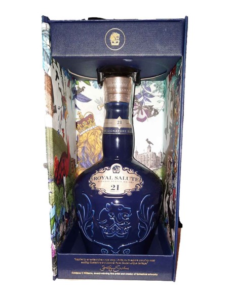 Whisky Royal Salute 21 anni Blu Decanter