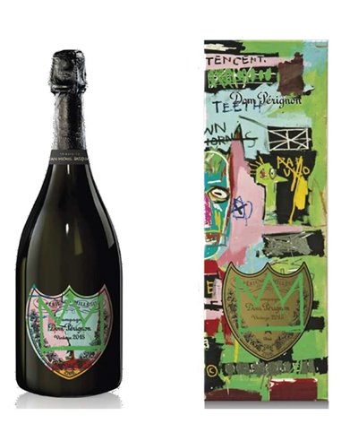 Champagne Dom Perignon Jean-Michel Basquiat 2015 Moet & Chandon Design Verde