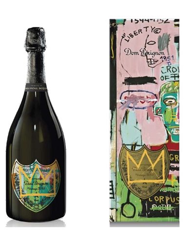 Champagne Dom Perignon Jean-Michel Basquiat 2015 Moet & Chandon Design Giallo