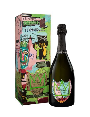 Dom Pérignon Vintage 2015 Special Edition – Tribute to Jean-Michel Basquiat – Coffret Verde