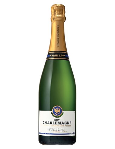 Champagne Grang Cru Brut Blanc de Blancs Guy Charlemagne