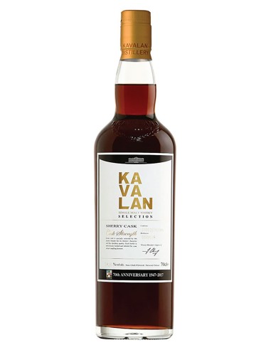 Kavalan Sherry Cask 70° Anniversario Velier  Enoteca Guerini